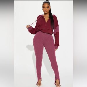 Fashion Nova hooded jumpsuit